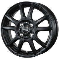 13 inch 4x100 Wheel Rim x4 Set for Kei Car / Truck SIBILLA NEXT PX Matte Black