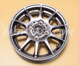 13 inch 4x100 Wheel Rim x4 Set for Kei Car / Truck SCHNEIDER StaG Metallic Grey / Strong Gunmetal