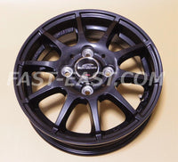 13inch Wheel Rim x4 Set for Kei Car / Truck SCHNEIDER StaG Metallic Grey / Strong Gunmetal