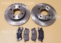 For Honda Acty Kei Truck HA3 HA4 Street HH3 HH4 Van Front Brake Rotors & Pads Set