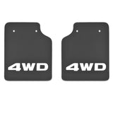 Check Size in the picture : Mud Flaps Splash Guards "4WD" Black or Red for Japanese Kei Mini Truck