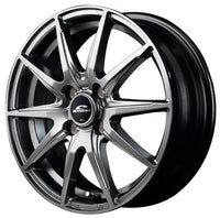 13 inch 4x100 Wheel Rim x4 Set for Kei Car / Truck SCHNEIDER SLS Metallic Gray